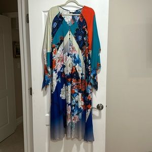 Johnny Was Caftan Dress XL